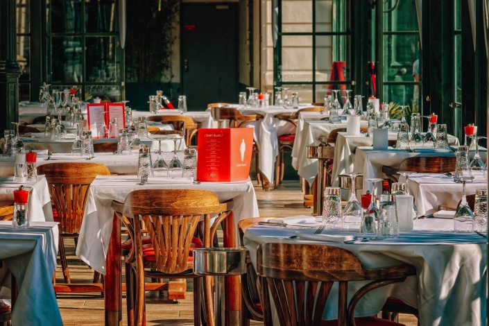 Mesas del restaurante